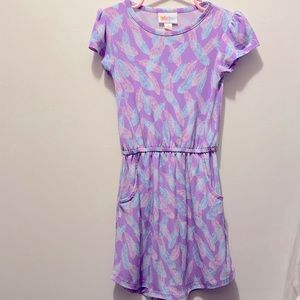 LULAROE Mae size 4 Feathers